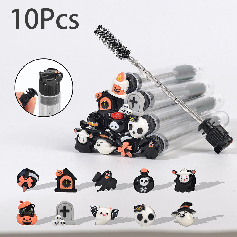 Beauty Halloween Makeup - 10Pcs Halloween Mascara Wands with Tube