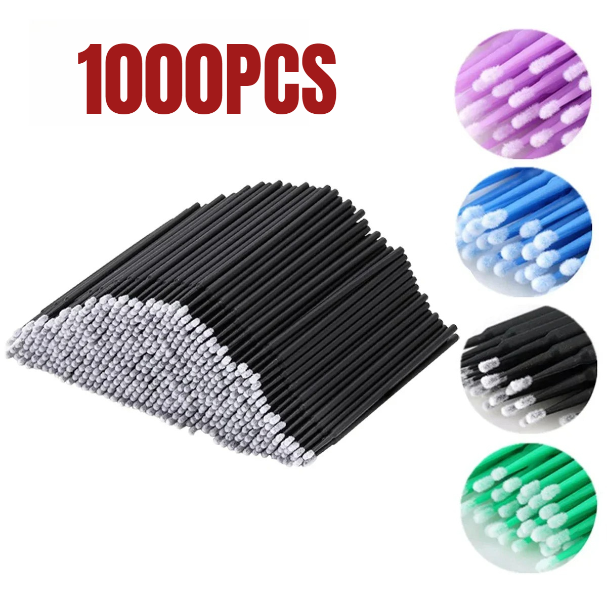 Beauty And Makeup Quotes - 1000/500PCS Eyelash Cleaning Brush Highly Colorful