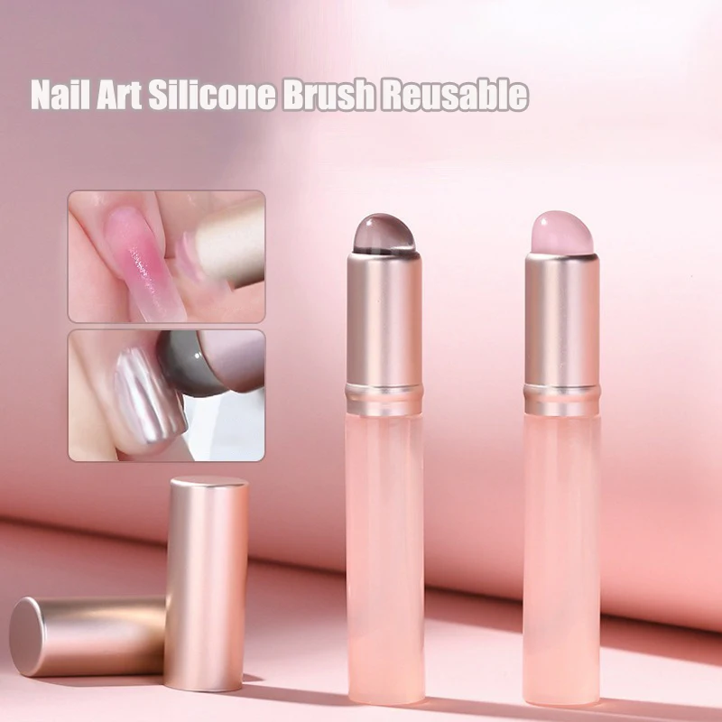 Lip Liner Pencil - 1Pcs Nail Art Silicone Applicator Stick