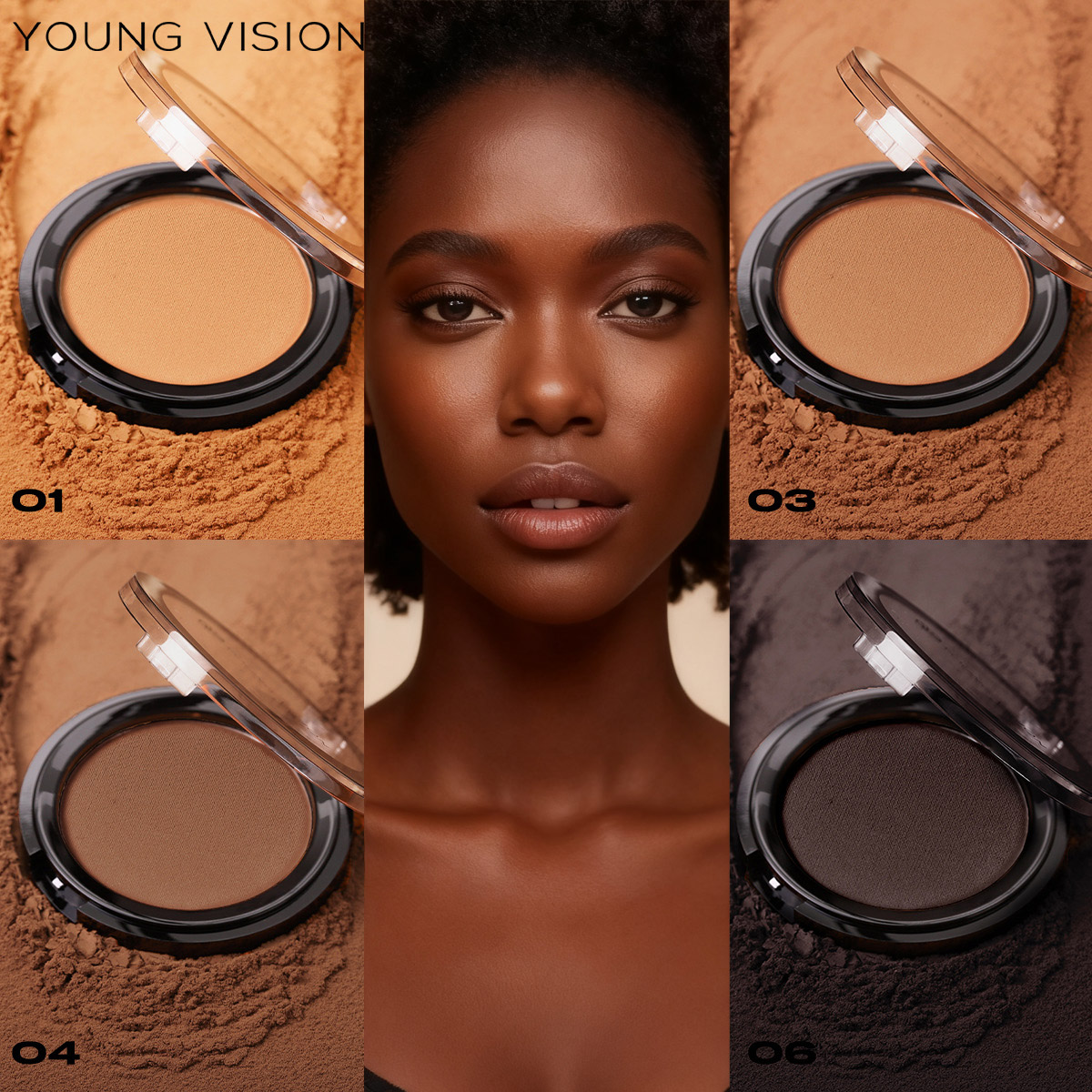 Fenty Beauty Makeup Highlighter - Professional Matte Contour Powder Tray Creates