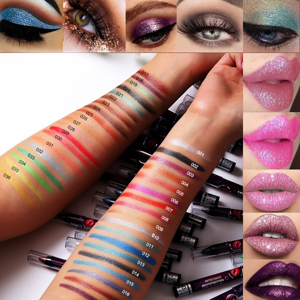 Lip Liner Pencil - Eyeshadow Colored Gradient Long-lasting Lip Pen