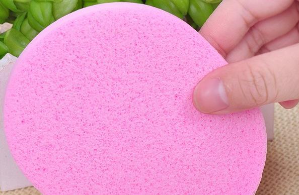 Beauty Makeup Sale - Cleansing Powder Puff On Seaweed Wash