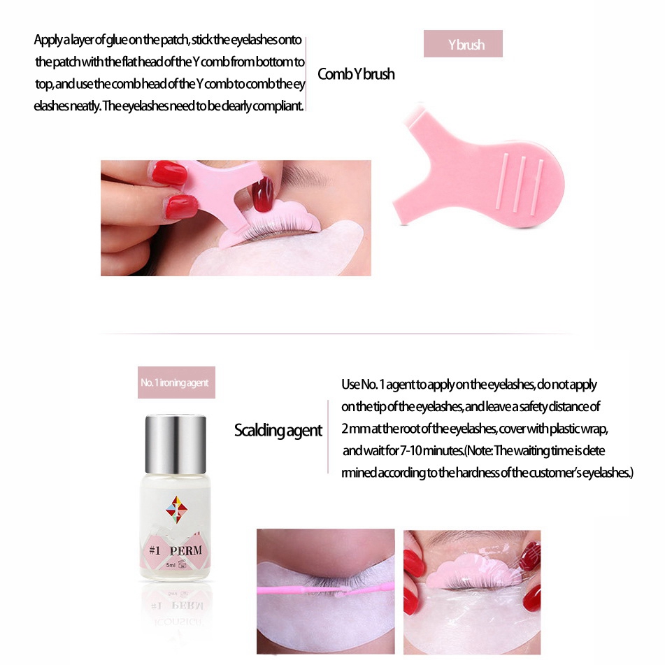 Beauty 8Pcs/1Set Fast Perm Las - Lash Serum Growth ulasan dan harga