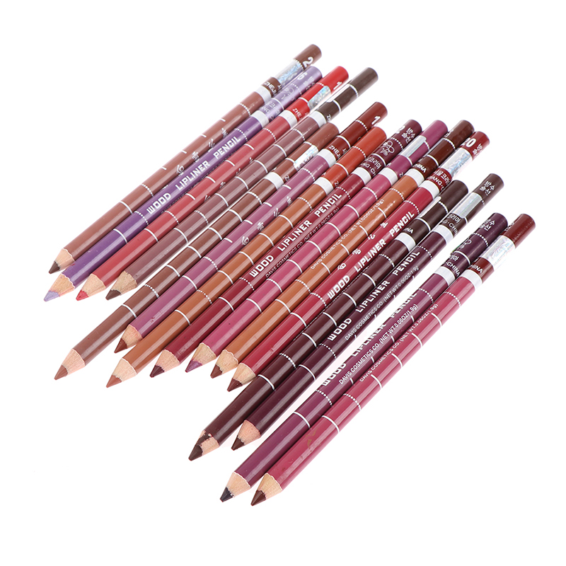 Professional Wood Lip liner Wa - Lip Liner Pencil ulasan dan harga