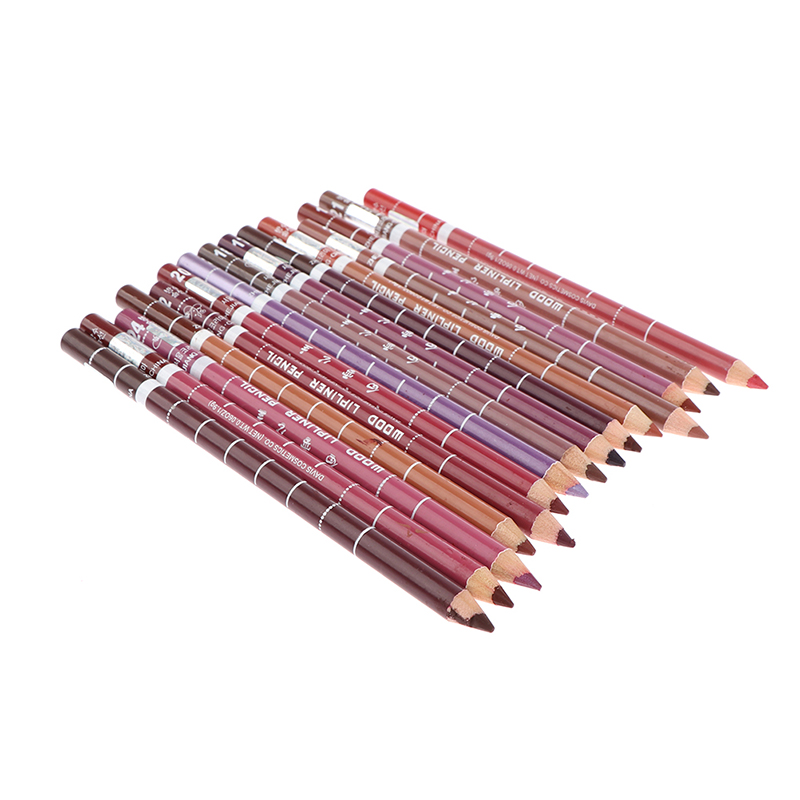 Professional Wood Lip liner Wa - Lip Liner Pencil ulasan dan harga
