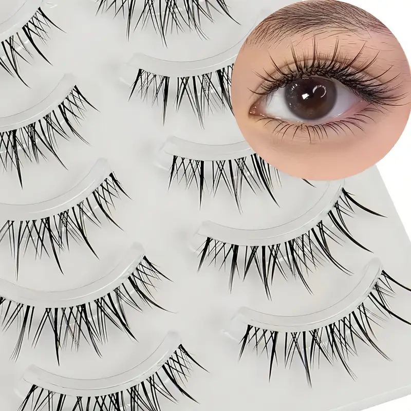 5 Pairs Transparent Stem Wavy  - Beauty Makeup Looks ulasan dan harga