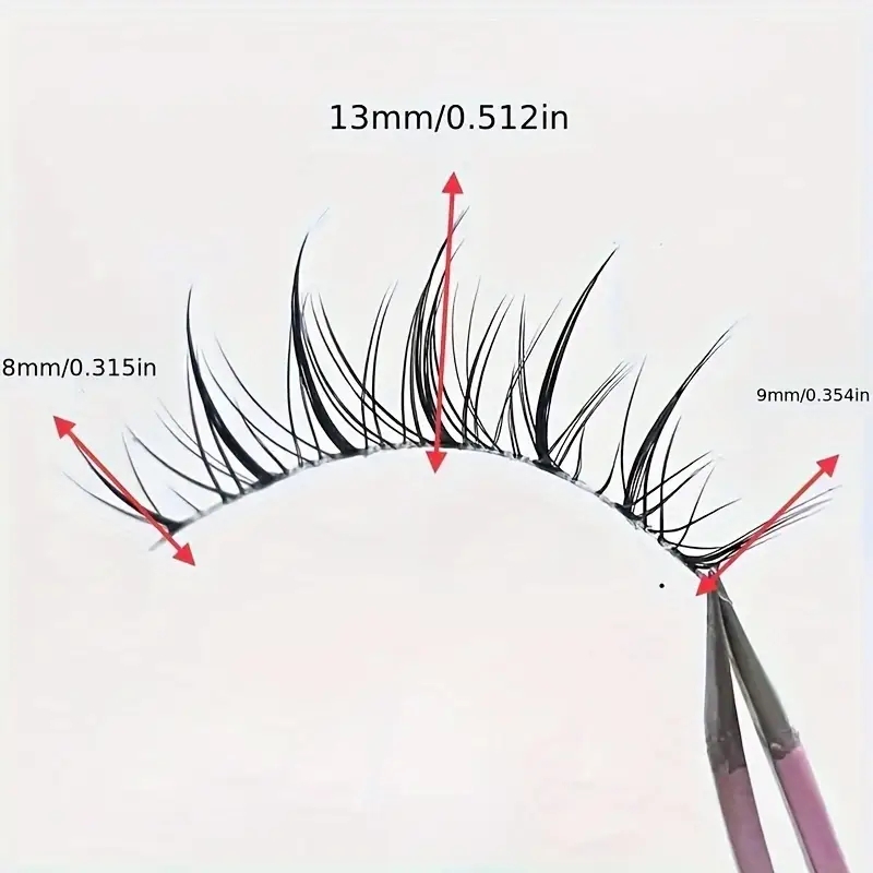 5 Pairs Transparent Stem Wavy  - Beauty Makeup Looks ulasan dan harga