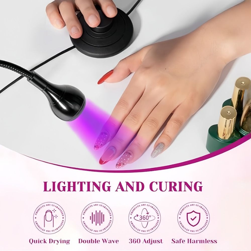 5W/3W UV Led Nail Lamp Foot Pe - Uv Nail Lamp ulasan dan harga