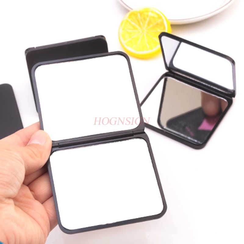 Small Mirror Portable Double S - Beauty Makeup Sale ulasan dan harga