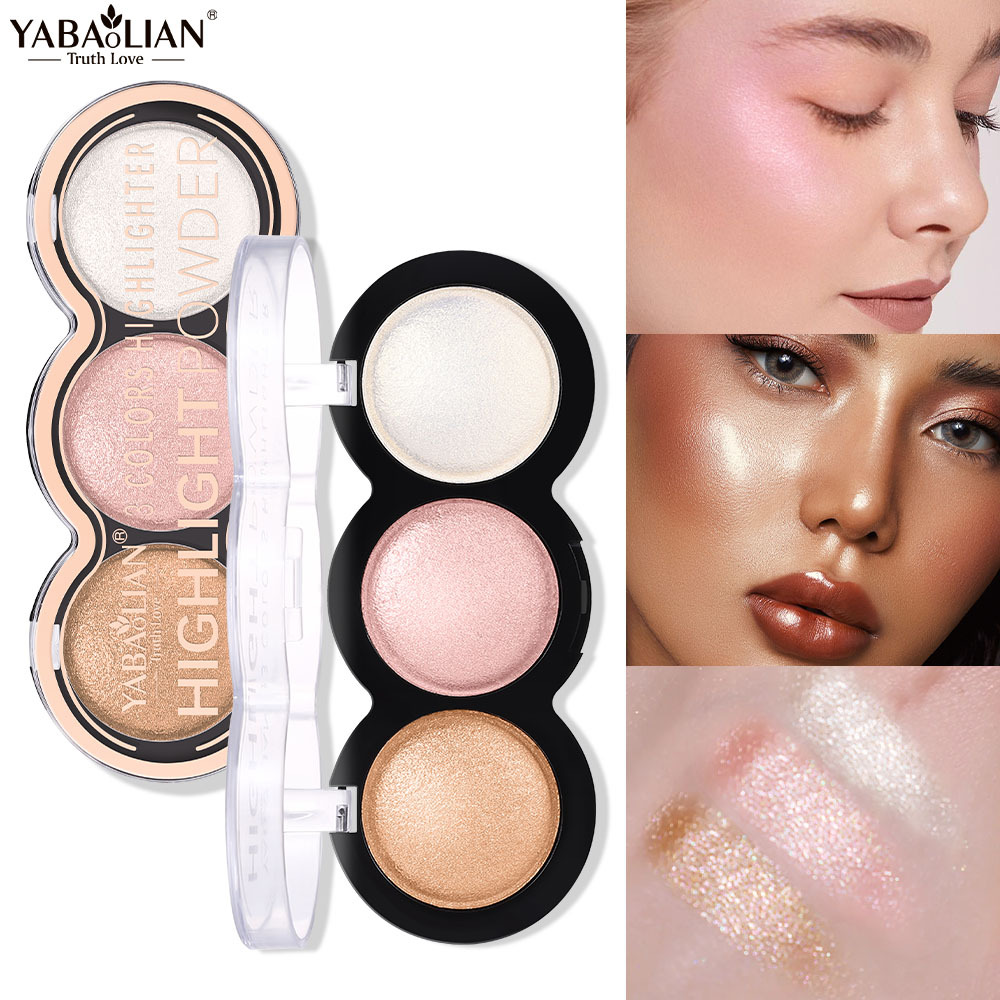 3 Color Cheek Palette Highligh - Fenty Beauty Makeup Highlighter ulasan dan harga