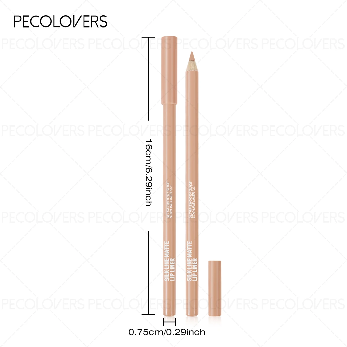 Nude Matte Lip Pencil - Long-L - Lip Liner Pencil ulasan dan harga