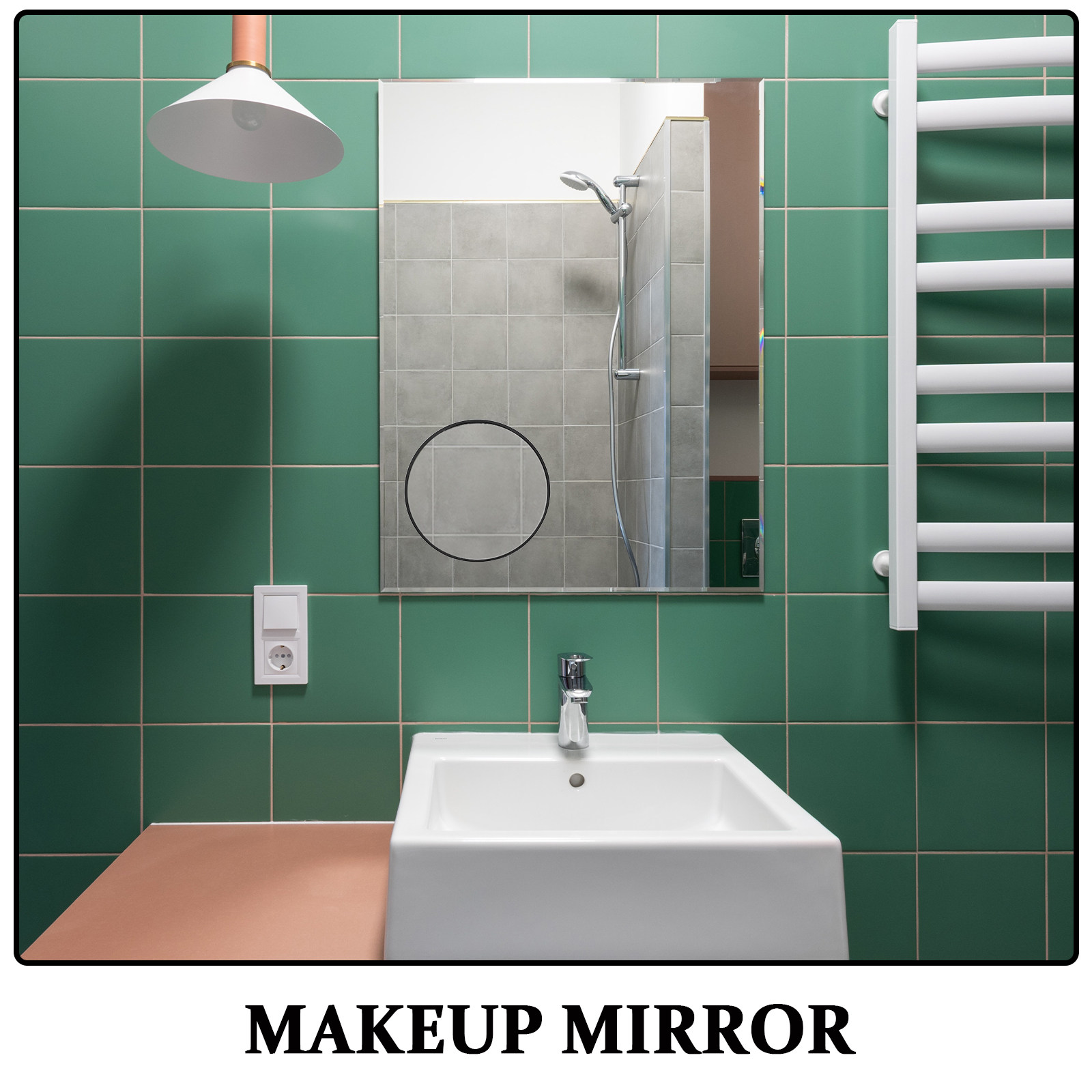 5Pcs Mini Travel Mirror 5X Gla - Beauty Works Makeup ulasan dan harga