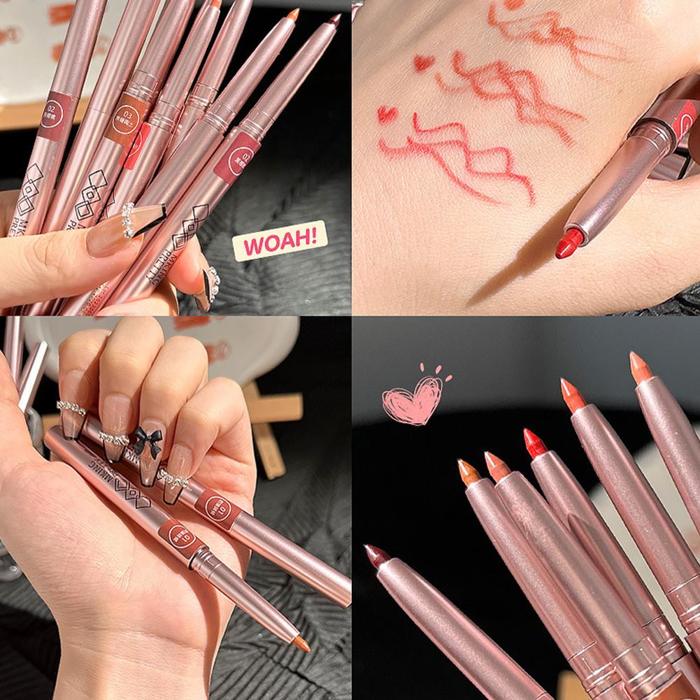 Matte lipliner Long-lasting Au - Lip Liner Pencil ulasan dan harga