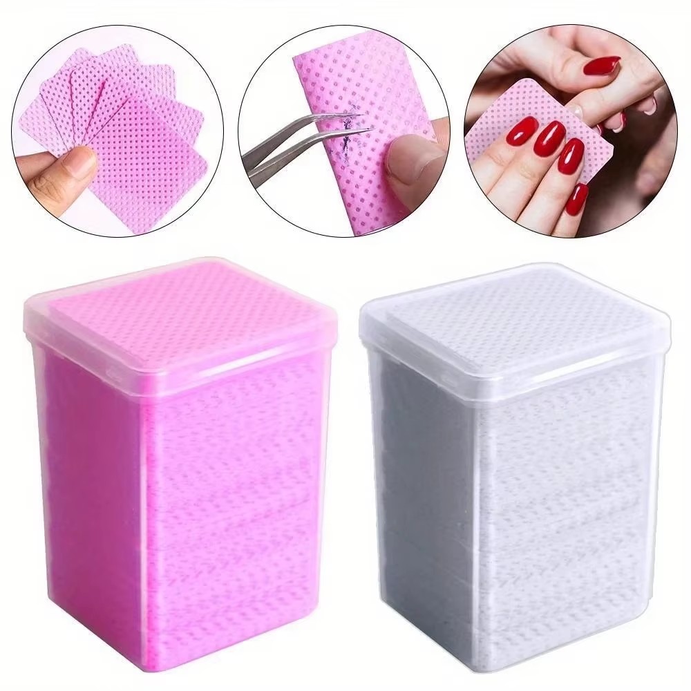 200Pcs Pink Lint-Free Nail Pol - Gel Nail Polish ulasan dan harga