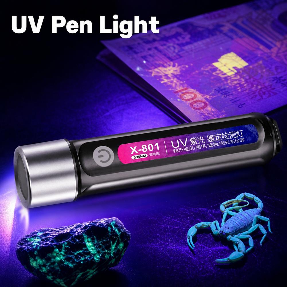 Mini UV LED Blacklight Flashli - Uv Nail Lamp ulasan dan harga