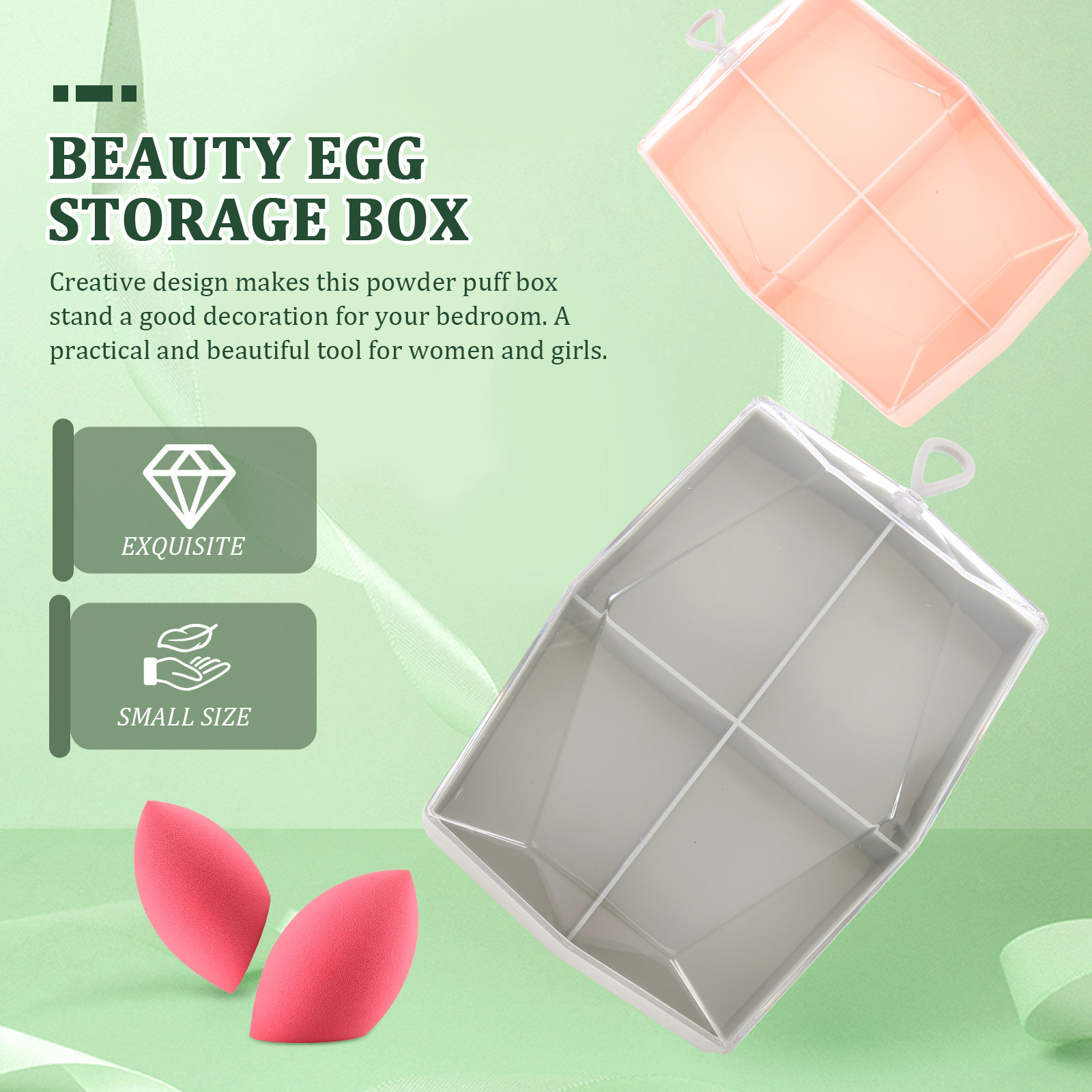 2Pcs Premium ABS Beauty Sponge - Beauty Makeup Box ulasan dan harga