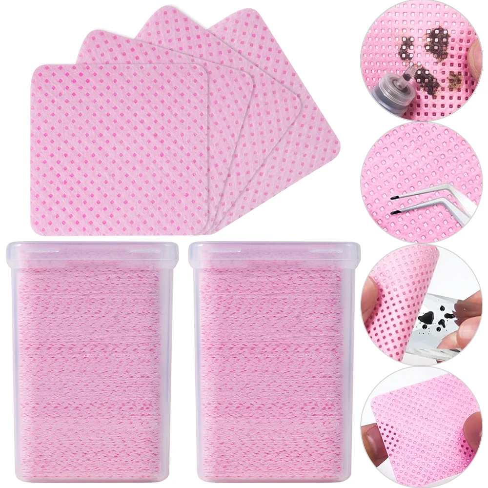 200Pcs Pink Lint-Free Nail Pol - Gel Nail Polish ulasan dan harga