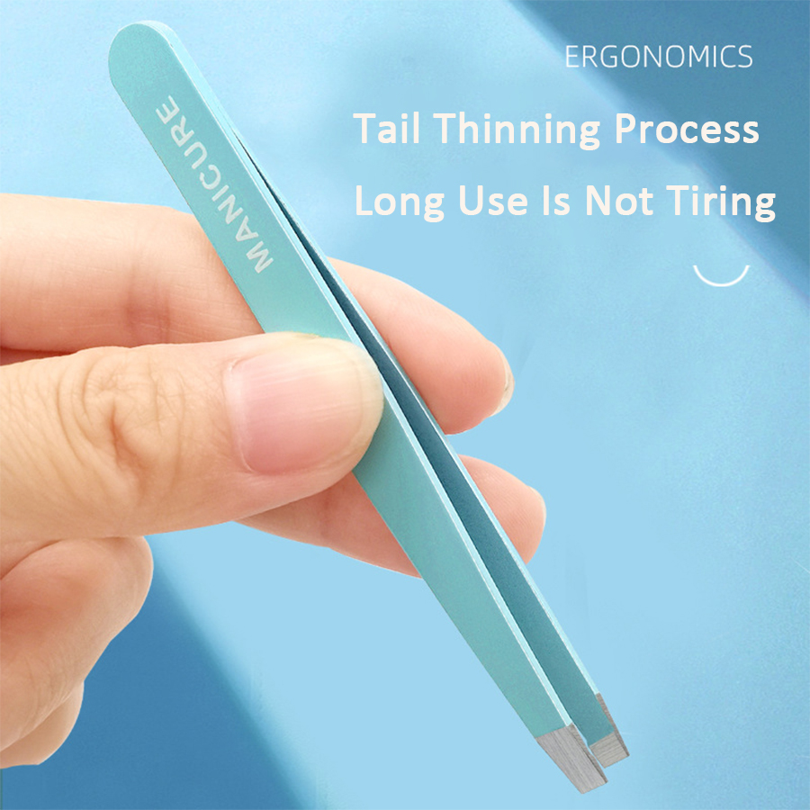 4 Pcs Colorful Eyebrow Tweezer - Beauty - Makeup - Eyes ulasan dan harga