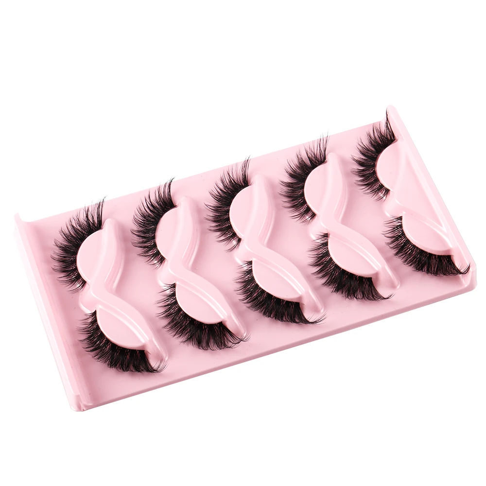 Cat Eye 5 Pairs 3D Natural Fal - Beauty Makeup Looks ulasan dan harga