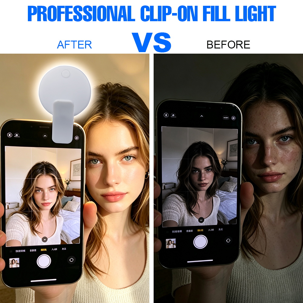 Clip LED Selfie Fill Light 3 B - Led Ring Light ulasan dan harga