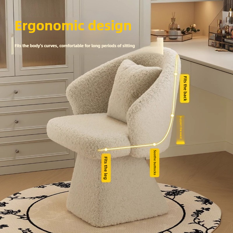 Dressing Table Chair, Rotatabl - Beauty Makeup Chair ulasan dan harga