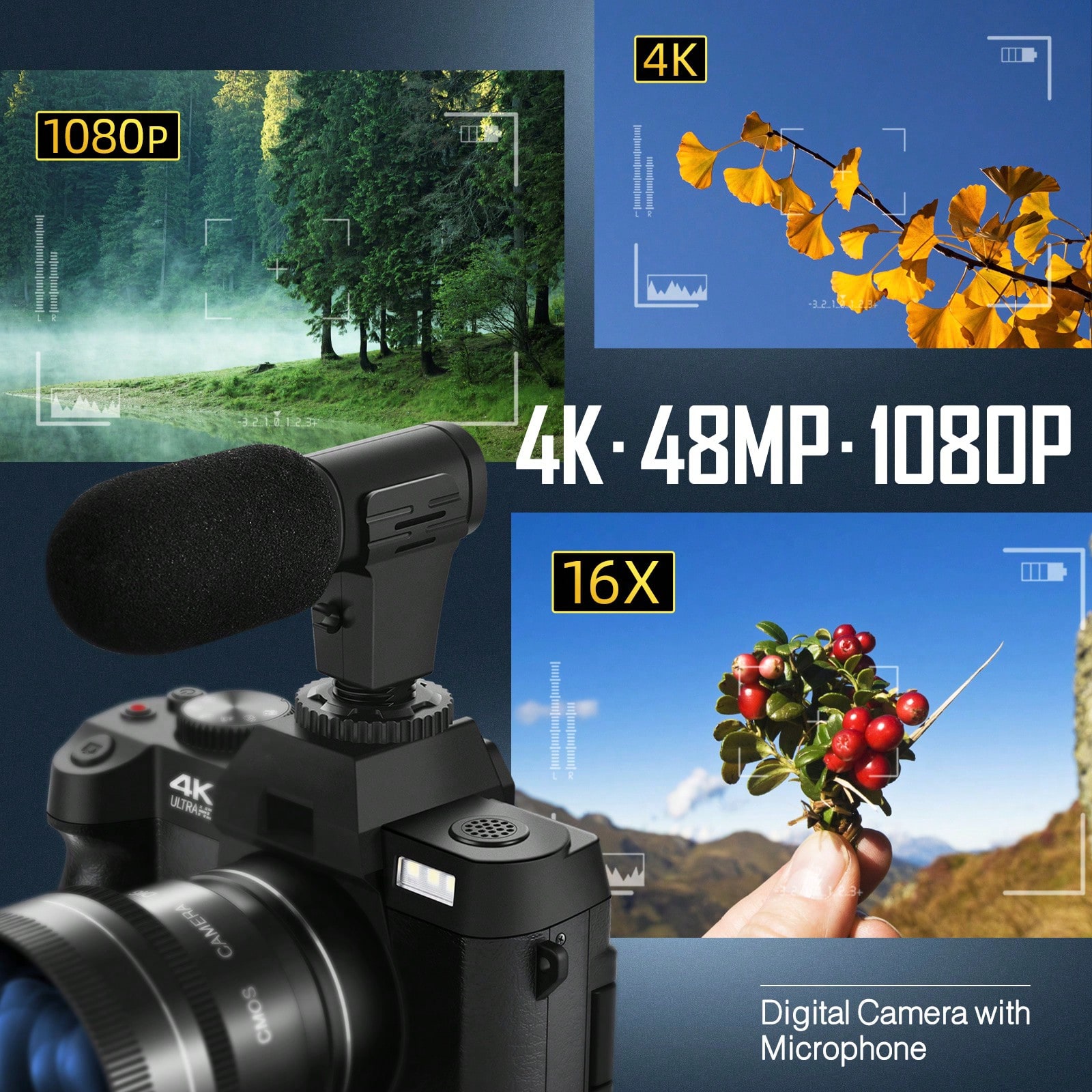 4K Digital Cameras For Photogr - Beauty Makeup Camera App ulasan dan harga