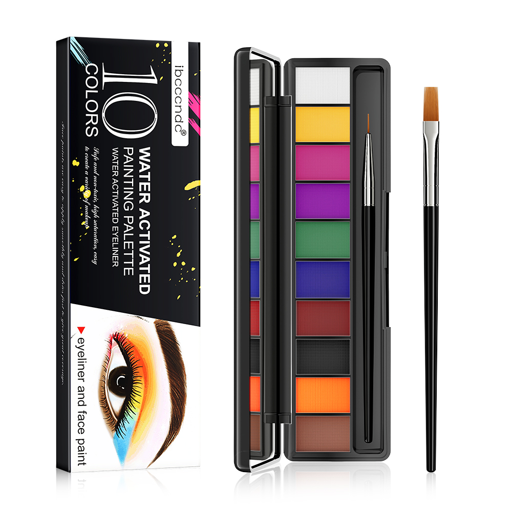 10 Colors Glow Fluorescent Neo - Beauty Halloween Makeup ulasan dan harga