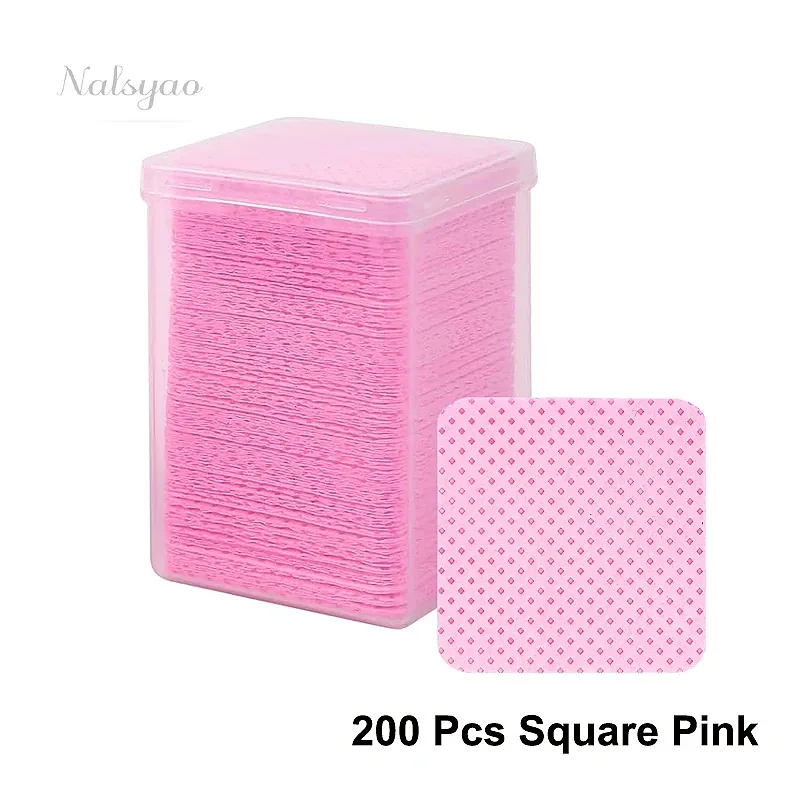 200Pcs Lint Free Nail Cleaning - Gel Nail Polish ulasan dan harga