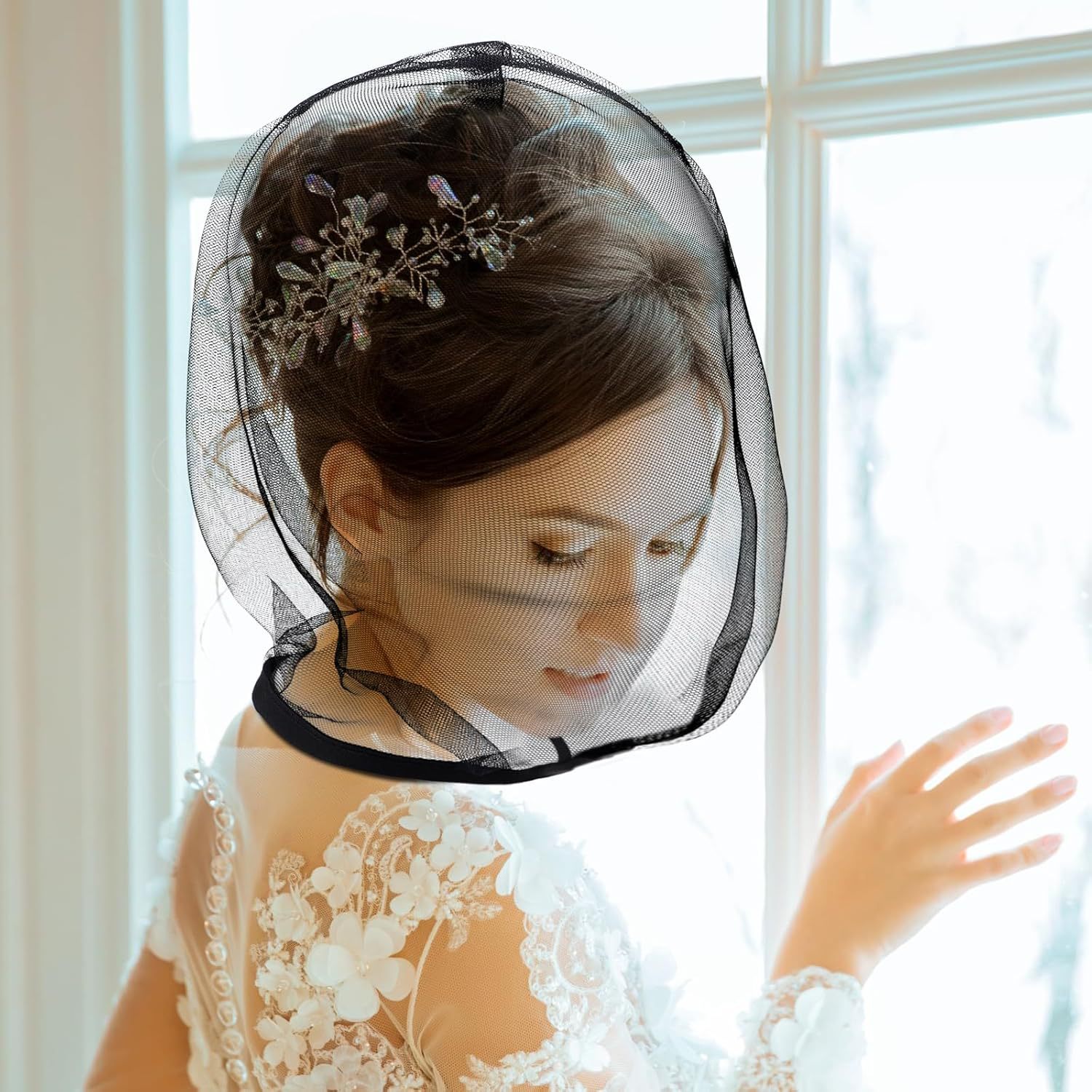 Reusable Bride to Be Nylon Chi - Beauty Halloween Makeup ulasan dan harga