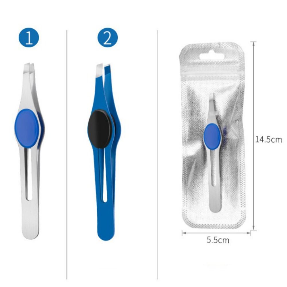Stainless Steel Eyebrow Tweeze - Beauty - Makeup - Eyes ulasan dan harga