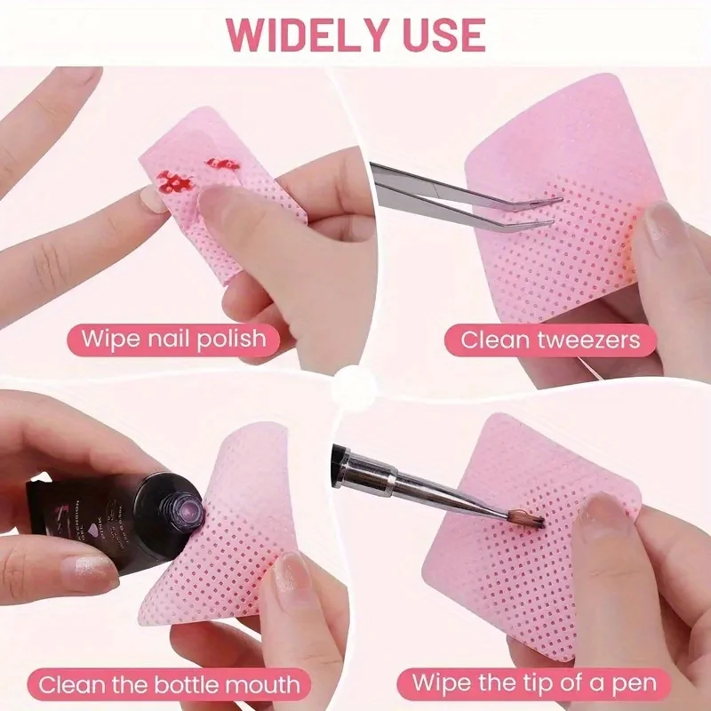 20/600Pcs Lint Free Nail Wipes - Gel Nail Polish ulasan dan harga
