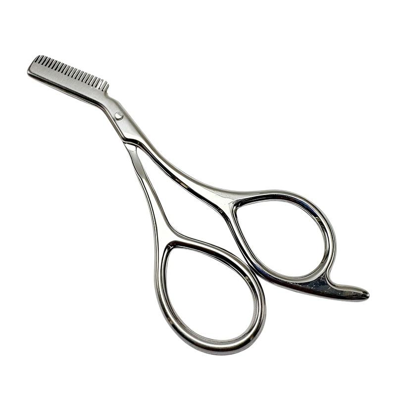 Stainless Steel Eyebrow Scisso - Beauty Works Makeup ulasan dan harga