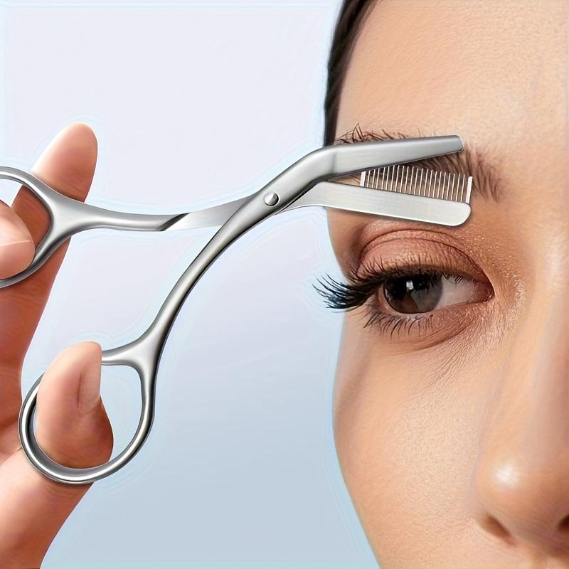 Stainless Steel Eyebrow Scisso - Beauty Works Makeup ulasan dan harga