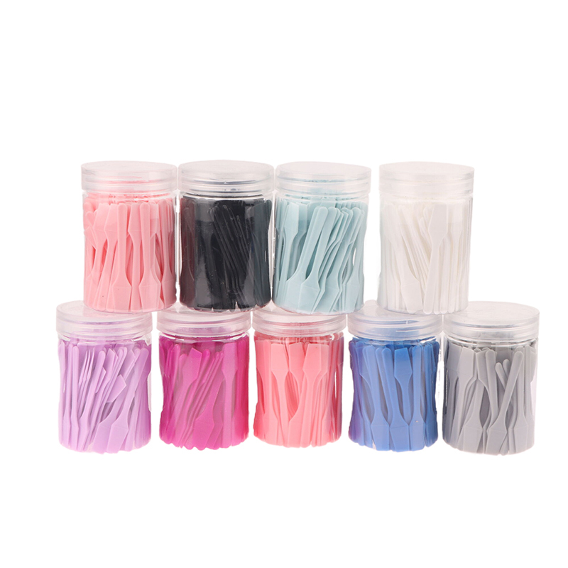 100 Pcs/Jar Mini Cosmetic Spat - Beauty - Makeup - Eyes ulasan dan harga