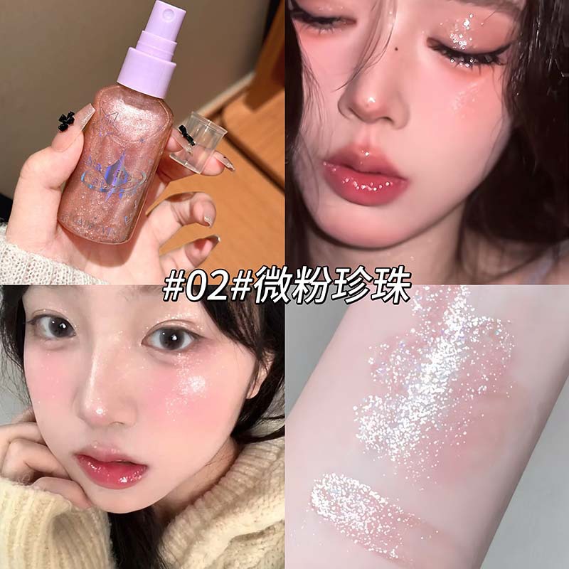 Body Glitter Spray Diamond Fin - Beauty Makeup Looks ulasan dan harga