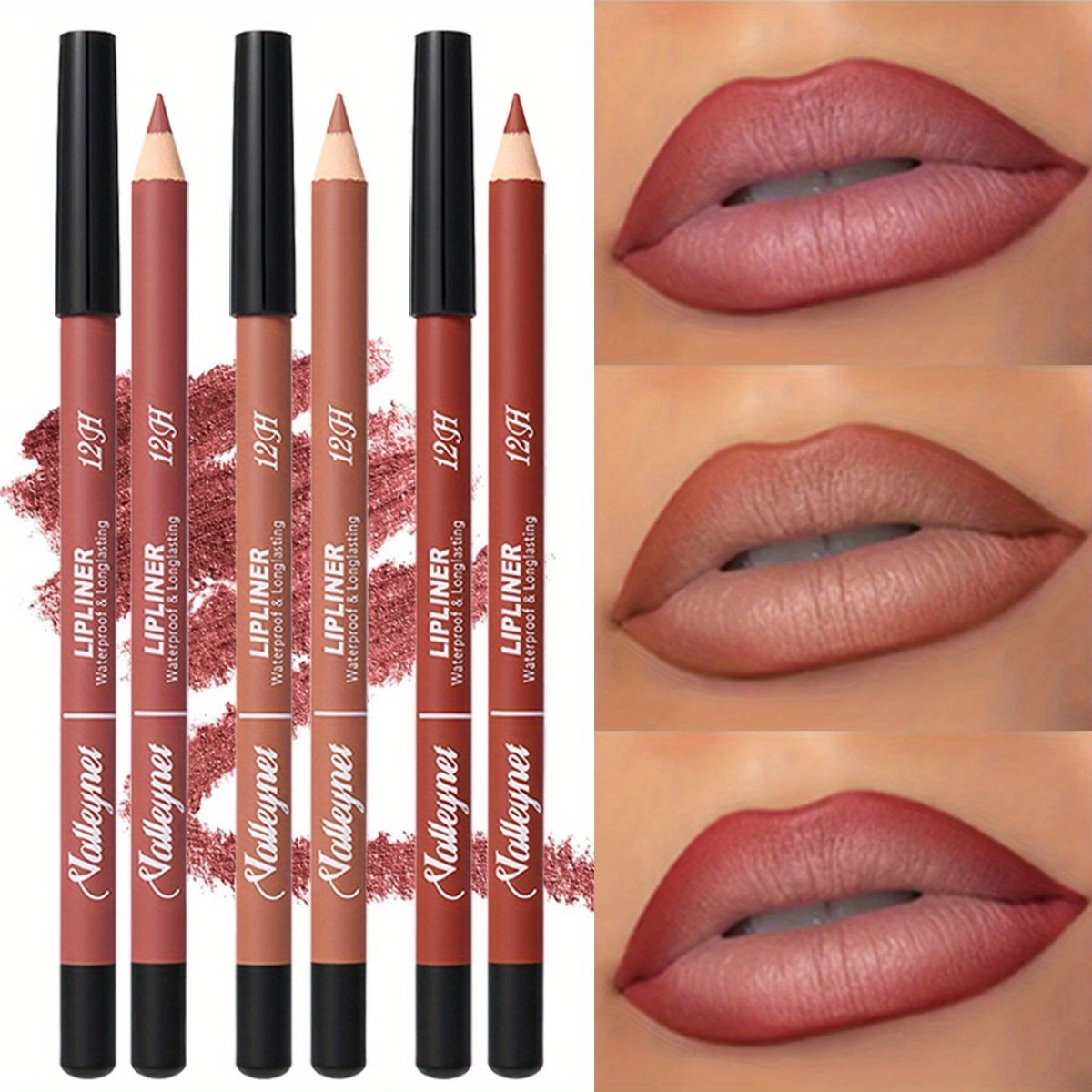 3 Colors Matte Lip Liner Penci - Lip Liner Pencil ulasan dan harga