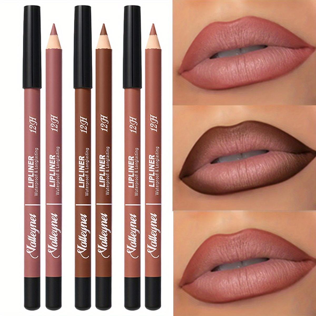 3 Colors Matte Lip Liner Penci - Lip Liner Pencil ulasan dan harga