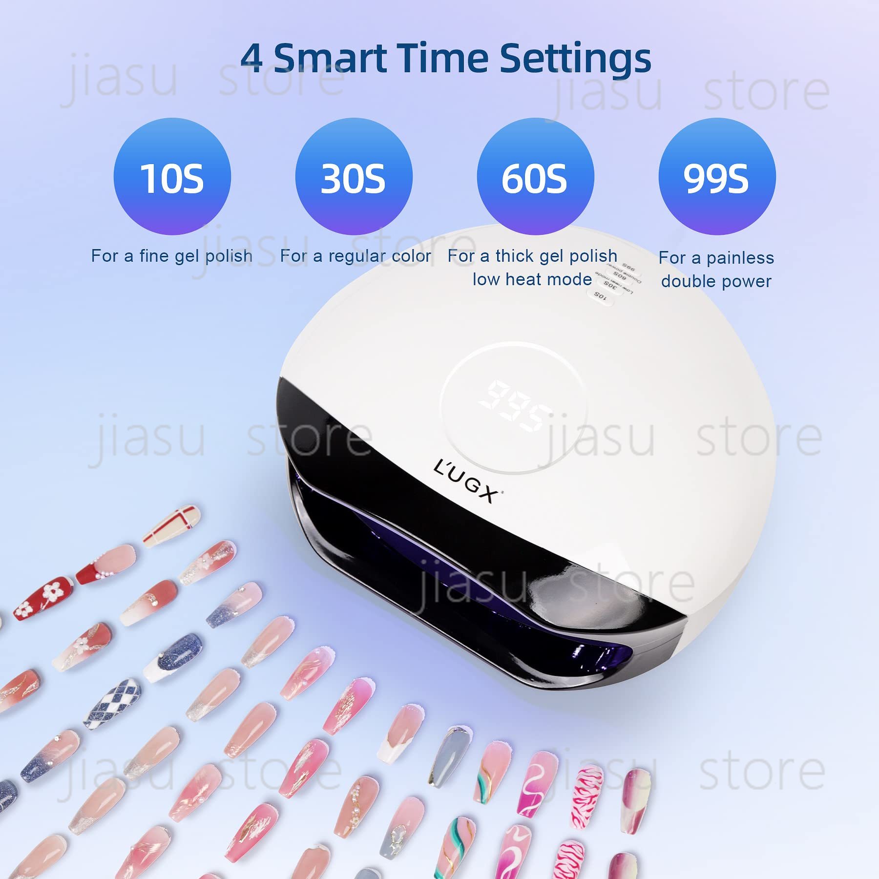 LUGX Hot Sale 56W Manicure Nai - Uv Nail Lamp ulasan dan harga