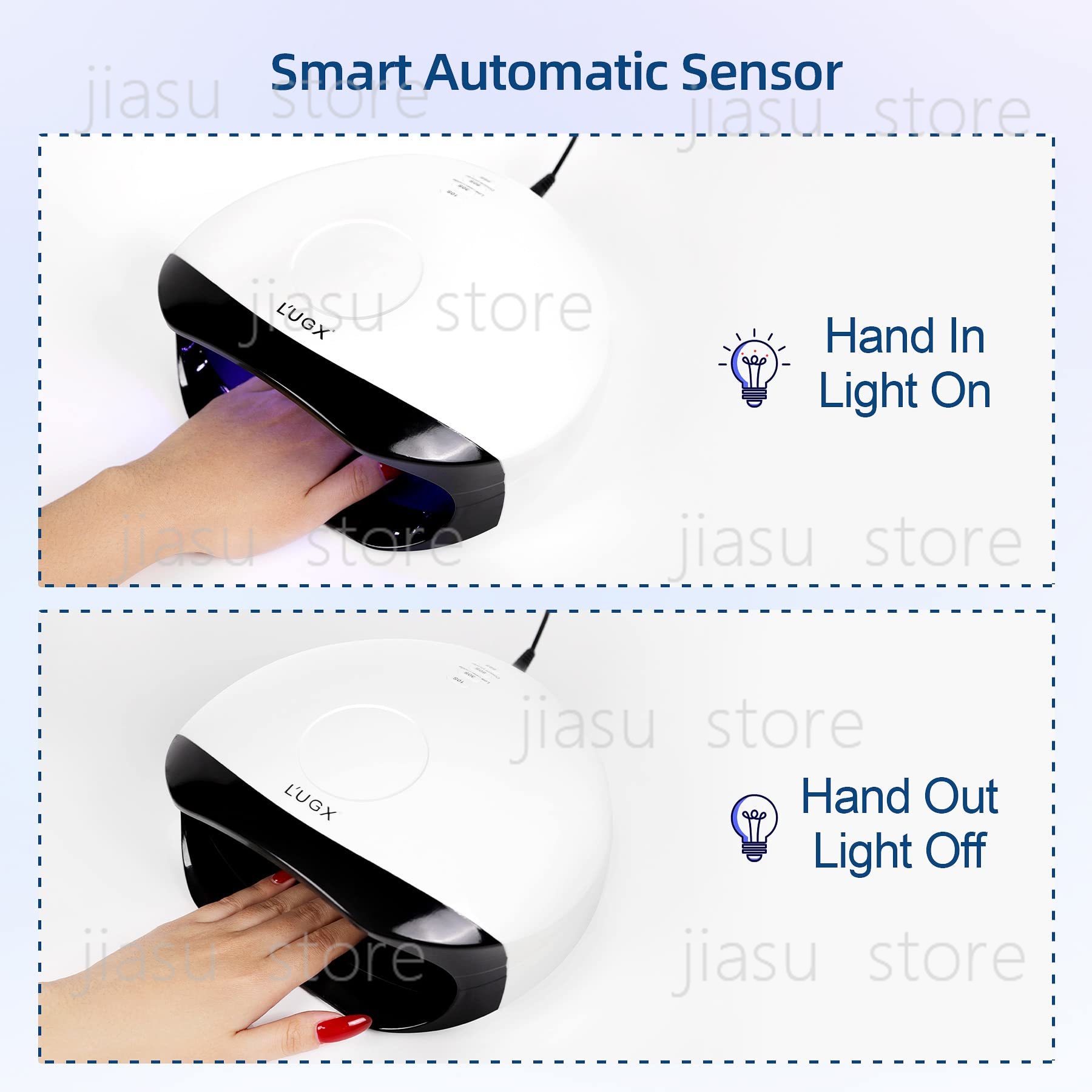 LUGX Hot Sale 56W Manicure Nai - Uv Nail Lamp ulasan dan harga
