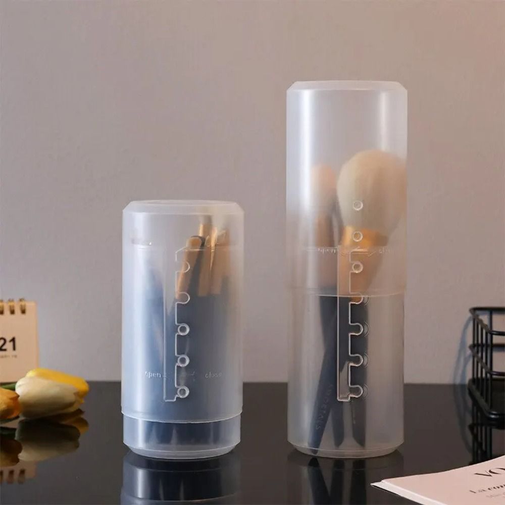 Transparent Makeup Brush Holde - Beauty Makeup Box ulasan dan harga