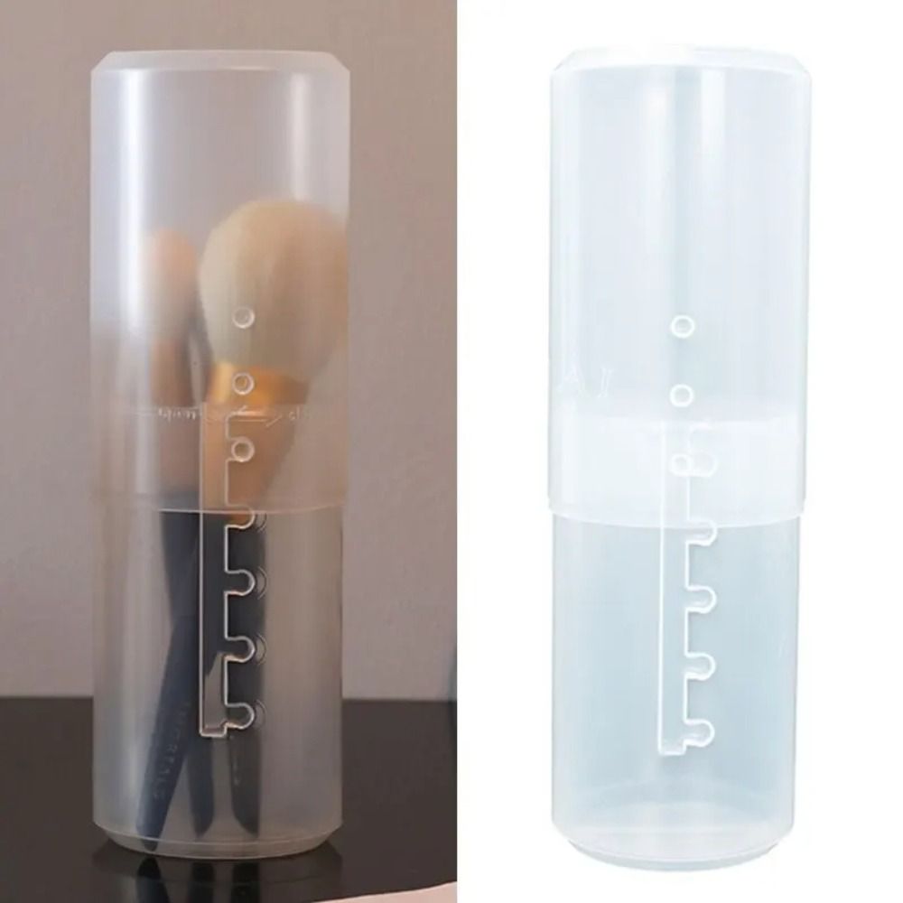 Transparent Makeup Brush Holde - Beauty Makeup Box ulasan dan harga