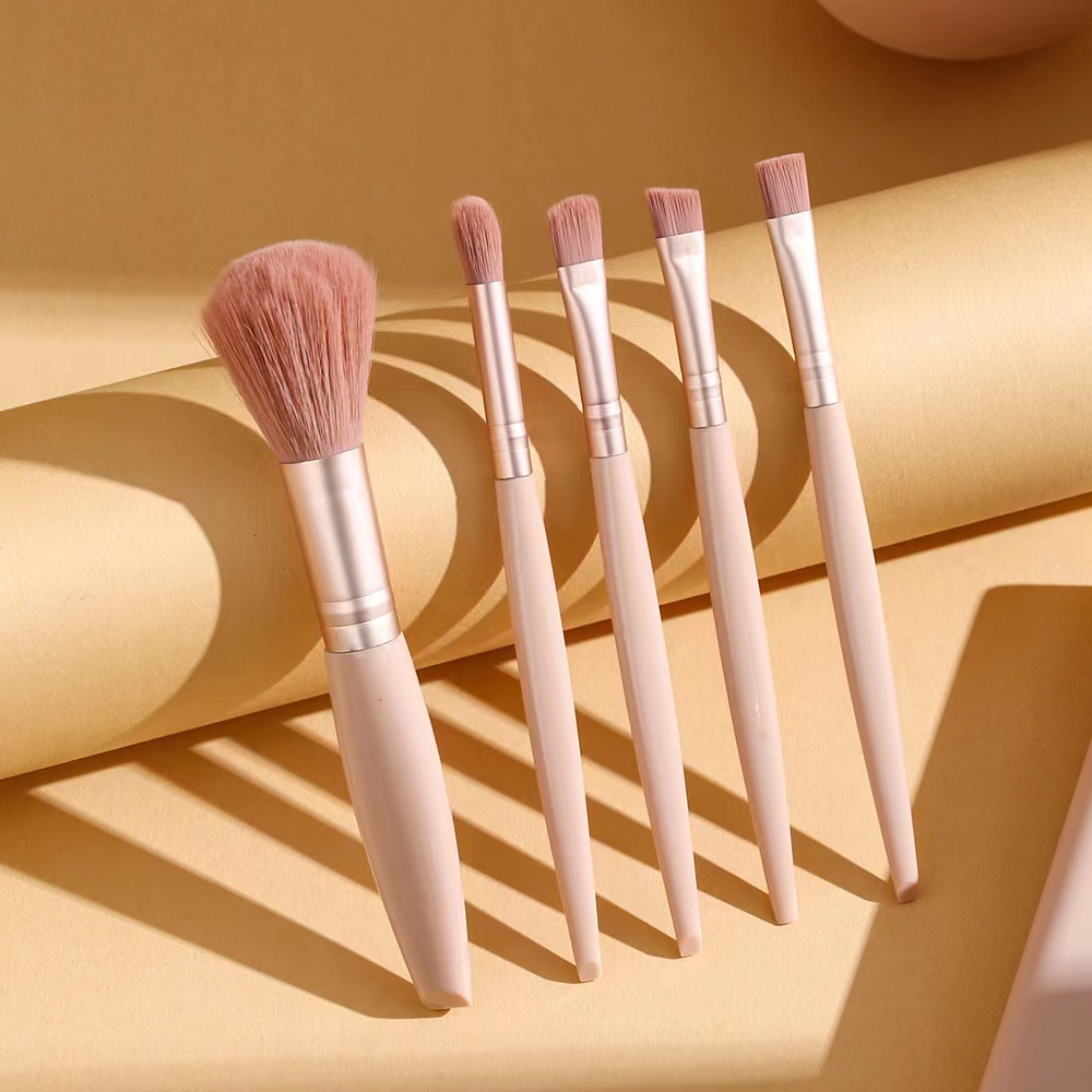 5pcs Cosmetic Brush Kit With M - Beauty And Makeup Quotes ulasan dan harga