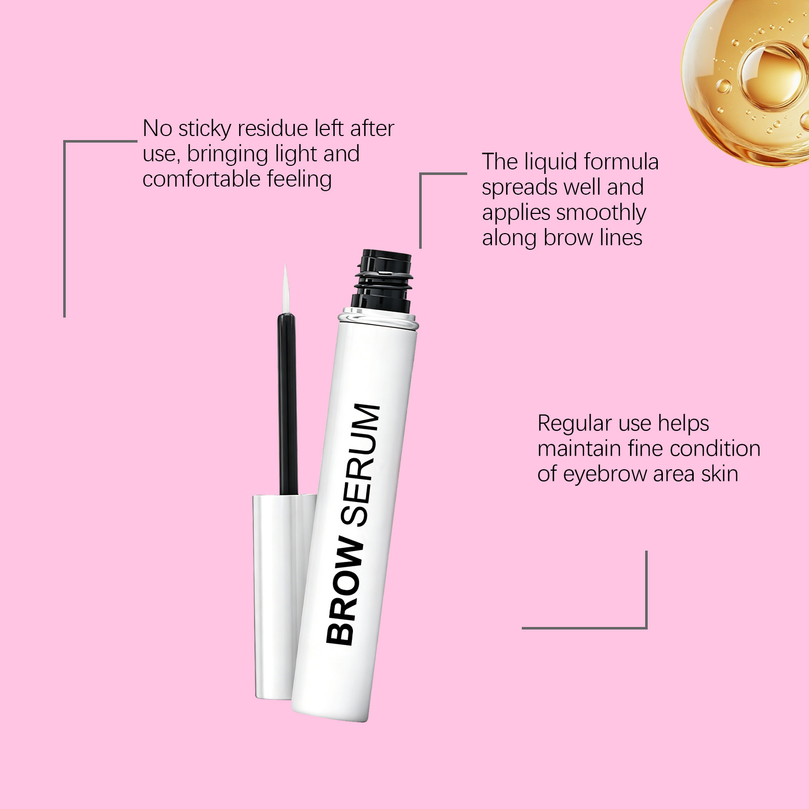 Castor Oil Eyebrow Growth Seru - Lash Serum Growth ulasan dan harga