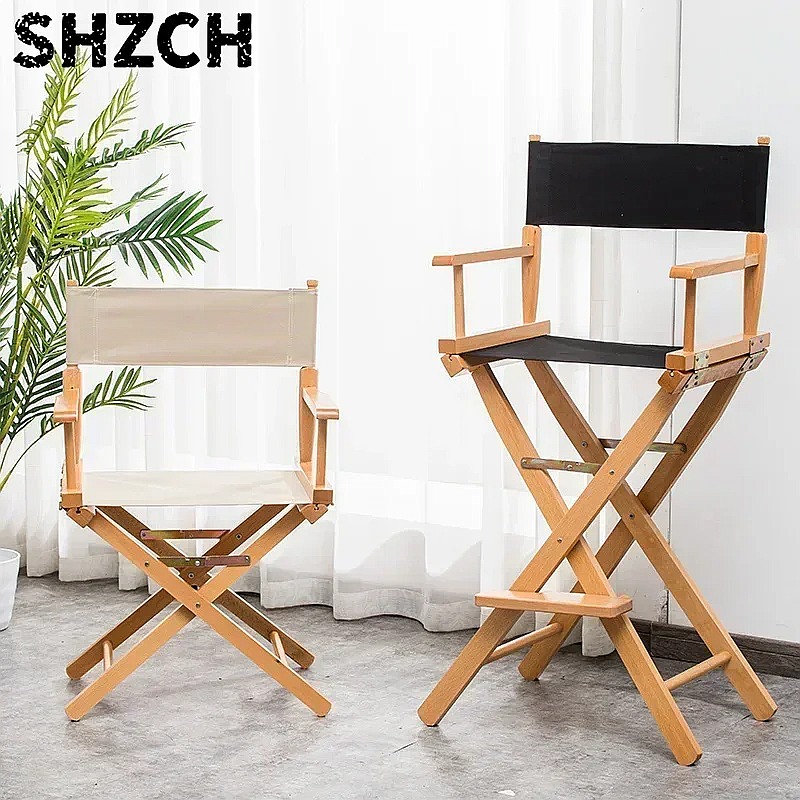 Versatile Solid Wood Director  - Beauty Makeup Chair ulasan dan harga