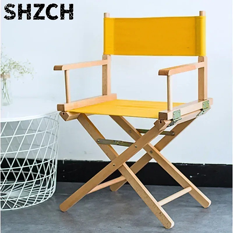 Versatile Solid Wood Director  - Beauty Makeup Chair ulasan dan harga