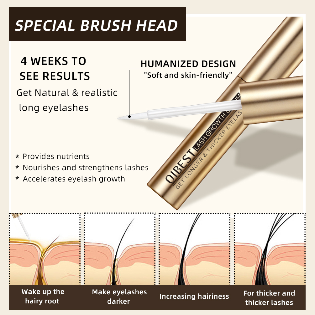 QIBEST Eyelash Growth Serum Na - Lash Serum Growth ulasan dan harga