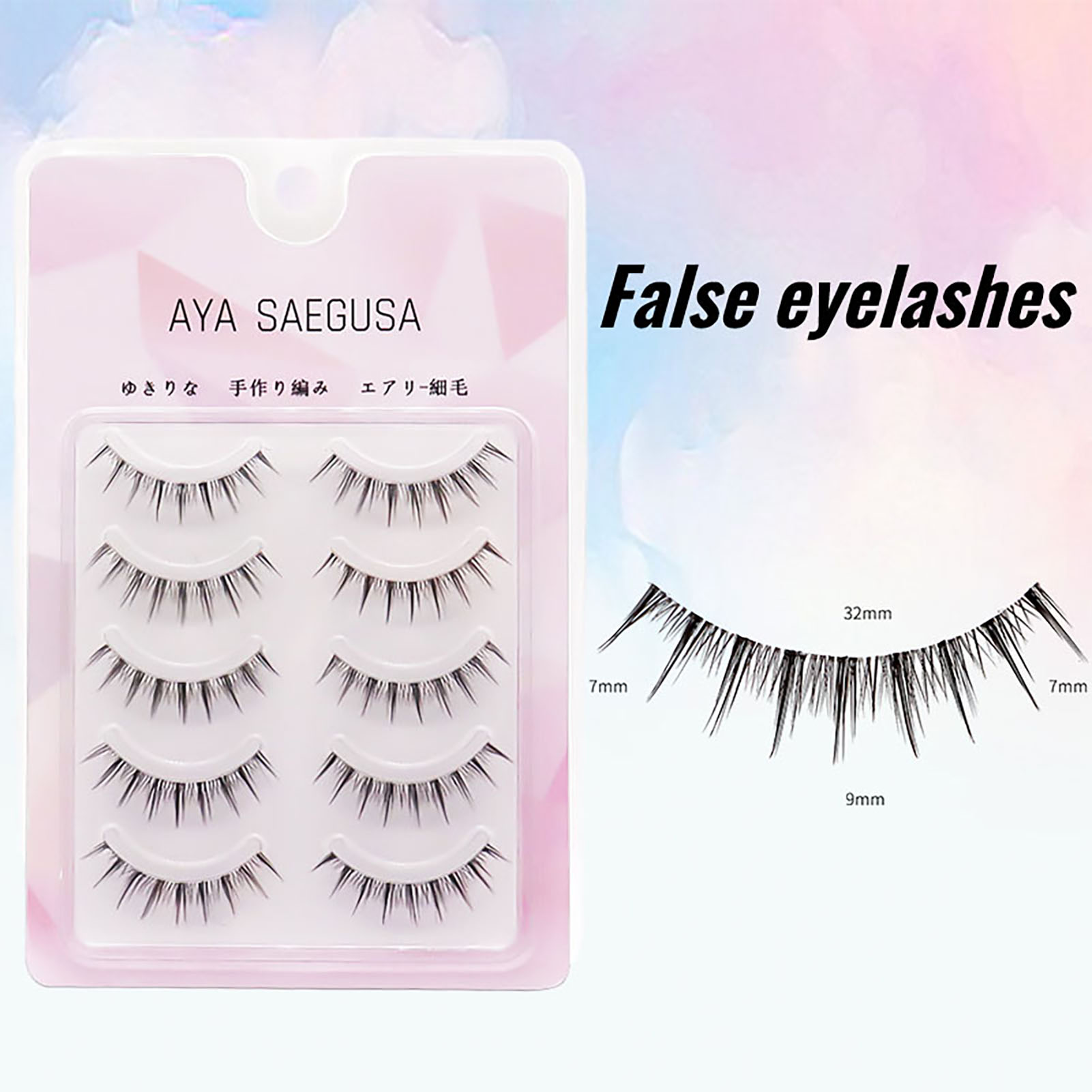 Lashes Wispy Eyelashes 6-12mm  - Beauty Makeup Looks ulasan dan harga