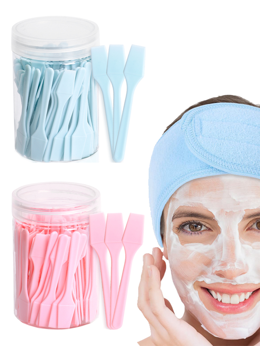 100 Pieces Cosmetic Spatulas S - Beauty - Makeup - Eyes ulasan dan harga