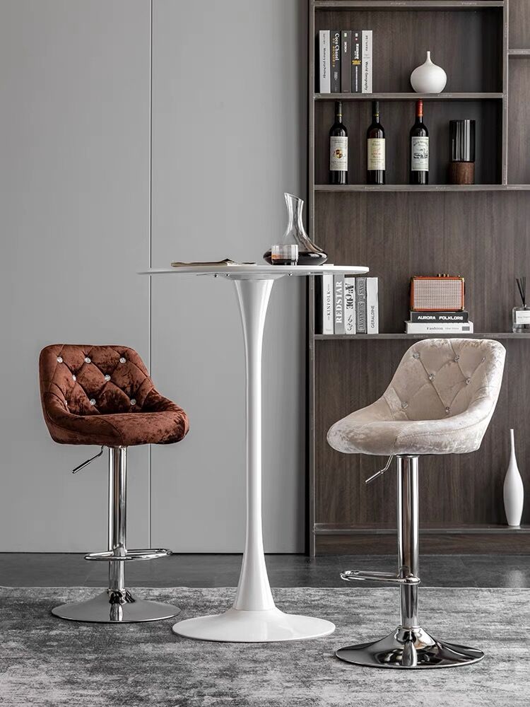 European Style Bar Chair, Velv - Beauty Makeup Chair ulasan dan harga