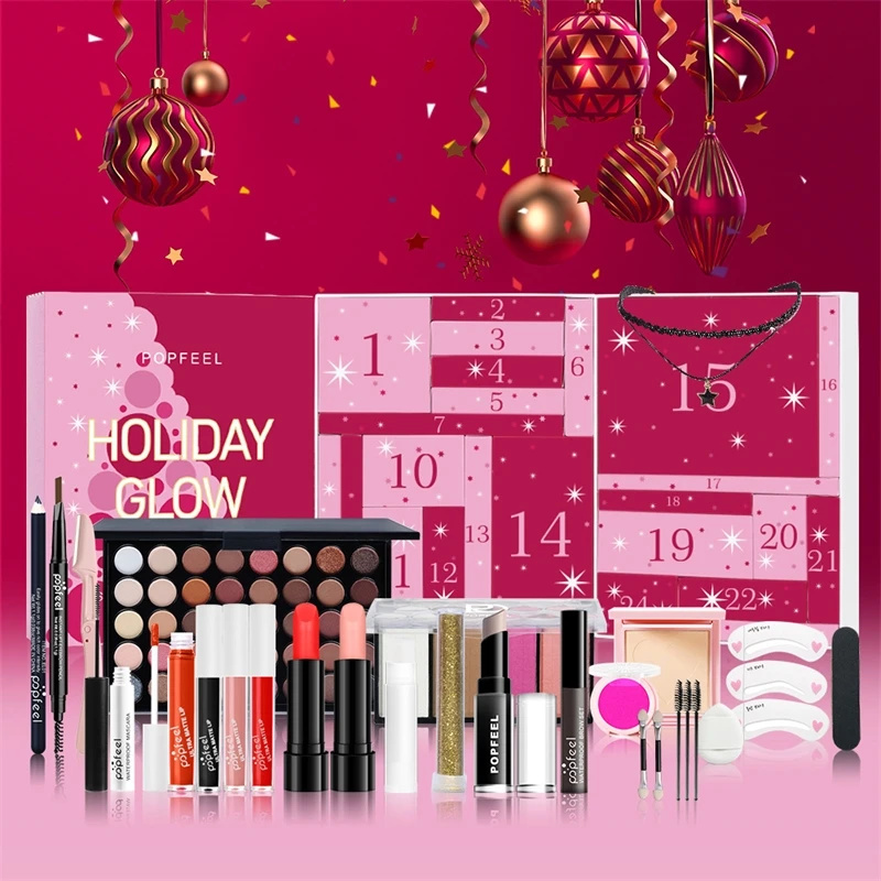 Christmas Countdown Makeup Set - Beauty Halloween Makeup ulasan dan harga